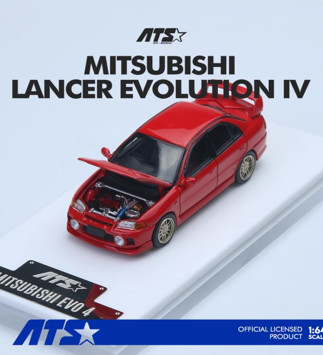 三菱EVO 4代  红色