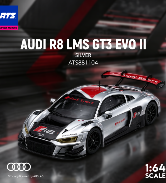 奥迪 R8 LMS GT3 EVO II - Silver