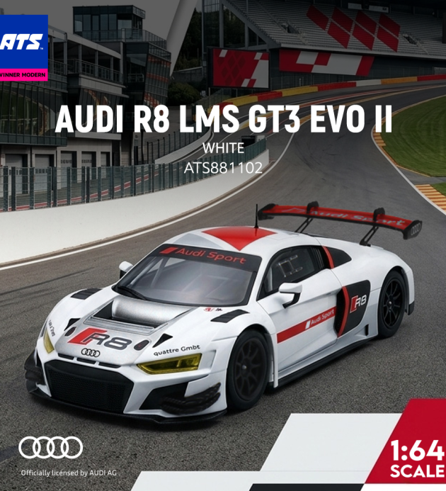 奥迪 R8 LMS GT3 EVO II - White
