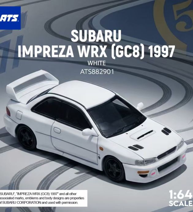 斯巴鲁 IMPREZA WRX gc8（1997）- 白色