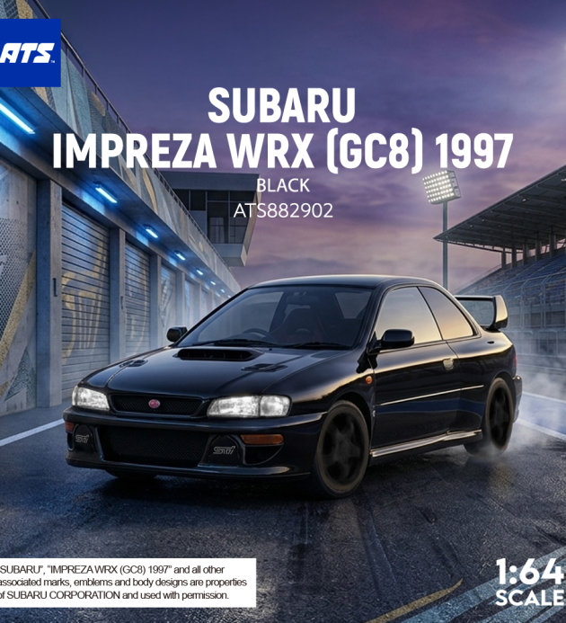 斯巴鲁 IMPREZA WRX gc8（1997）- 黑色